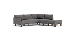 Load image into Gallery viewer, Luna - Sectional - Storm Grey - Low Arms - Tall Legs