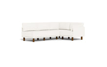 Load image into Gallery viewer, Luna - Sectional - Snowdrift - Low Arms - Tall Legs