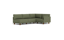 Load image into Gallery viewer, Luna - Sectional - Moss Green - Low Arms - Low Legs