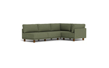 Load image into Gallery viewer, Luna - Sectional - Moss Green - High Arms - Low Legs