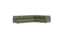 Load image into Gallery viewer, Luna - Sectional - Moss Green - High Arms - Low Legs