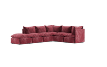 Load image into Gallery viewer, Gaia XL - Sectional - Bordeaux