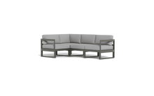 Load image into Gallery viewer, Mistral - Sectional - Graphite - Block - Silver Shade