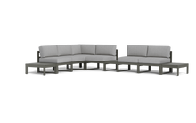 Load image into Gallery viewer, Mistral - Sectional - Graphite - Block - Silver Shade