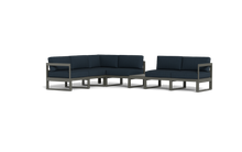 Load image into Gallery viewer, Mistral - Sectional - Graphite - Block - Cool Water