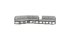 Load image into Gallery viewer, Mistral - Sectional - Graphite - Block - Silver Shade