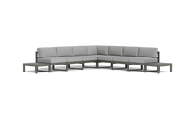 Load image into Gallery viewer, Mistral - Sectional - Graphite - Block - Silver Shade