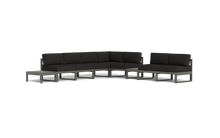 Load image into Gallery viewer, Mistral - Sectional - Graphite - Block - Patio