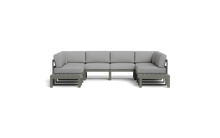 Load image into Gallery viewer, Mistral - Sectional - Graphite - Block - Silver Shade