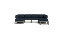 Load image into Gallery viewer, Mistral - Sectional - Graphite - Block - Cool Water