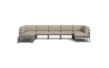 Load image into Gallery viewer, Mistral - Sectional - Graphite - Block - Silver Shade