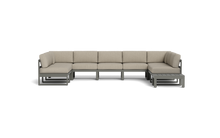 Load image into Gallery viewer, Mistral - Sectional - Graphite - Block - Silver Shade