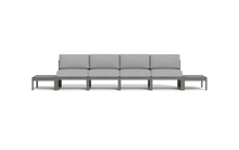 Load image into Gallery viewer, Mistral - Sofa - Graphite - Block - Silver Shade