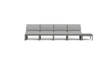 Load image into Gallery viewer, Mistral - Sofa - Graphite - Block - Silver Shade
