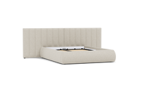 Load image into Gallery viewer, Ara Bed - Queen - Upholstered - Silken Sand - Storage