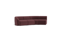 Load image into Gallery viewer, Cassini - Wedge Sectional - Cabernet
