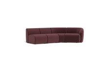Load image into Gallery viewer, Cassini - Wedge Sectional - Cabernet