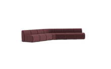 Load image into Gallery viewer, Cassini - Wedge Sectional - Cabernet