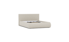 Load image into Gallery viewer, Ara Bed - Full - Upholstered - Silken Sand - Storage