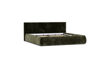 Load image into Gallery viewer, Ara Bed - King - Upholstered - Sage - Storage