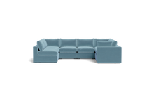 Load image into Gallery viewer, Ciello - Sectional - Aqua - Regular Backrest