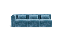Load image into Gallery viewer, Atmosphere Sleeper Sofa & Sectional - Rounded Backrest - Harbour Blue