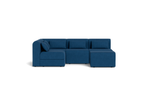 Load image into Gallery viewer, Atmosphere Sleeper Sofa & Sectional - Rounded Backrest - Cerulean