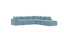 Load image into Gallery viewer, Ciello - Sectional - Aqua - Regular Backrest