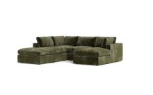 Load image into Gallery viewer, Ciello XL - Sectional - Sage - Regular Backrest