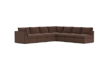 Load image into Gallery viewer, Ciello - Sectional - Chocolate - High Angled