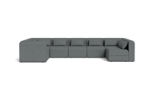Load image into Gallery viewer, Atmosphere Sleeper Sofa & Sectional - Rounded Backrest - Nightfall