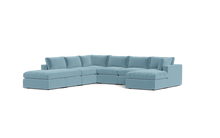 Load image into Gallery viewer, Ciello XL - Sectional - Aqua - Regular Backrest