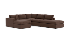 Load image into Gallery viewer, Ciello - Sectional - Chocolate - Regular Backrest