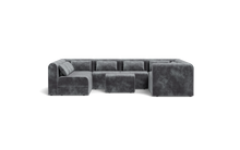 Load image into Gallery viewer, Atmosphere Sleeper Sofa & Sectional - Rounded Backrest - Cobblestone