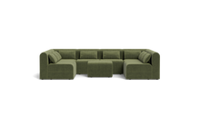 Load image into Gallery viewer, Atmosphere Sleeper Sofa & Sectional - Rounded Backrest - Cypress Green