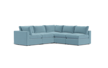 Load image into Gallery viewer, Ciello - Sectional - Aqua - Regular Backrest