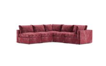 Load image into Gallery viewer, Ciello - Sectional - Bordeaux - Regular Backrest