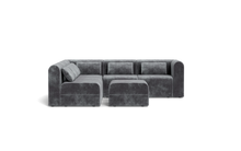Load image into Gallery viewer, Atmosphere Sleeper Sofa & Sectional - Rounded Backrest - Cobblestone