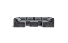 Load image into Gallery viewer, Atmosphere Sleeper Sofa & Sectional - Rounded Backrest - Cobblestone