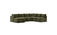 Load image into Gallery viewer, Ciello - Sectional - Sage - High Angled