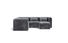Load image into Gallery viewer, Atmosphere Sleeper Sofa & Sectional - Rounded Backrest - Cobblestone