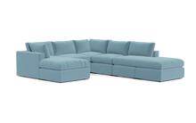 Load image into Gallery viewer, Ciello XL - Sectional - Aqua - Regular Backrest