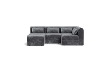 Load image into Gallery viewer, Atmosphere Sleeper Sofa & Sectional - Rounded Backrest - Cobblestone