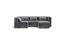 Load image into Gallery viewer, Atmosphere Sleeper Sofa & Sectional - Rounded Backrest - Cobblestone