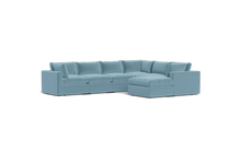 Load image into Gallery viewer, Ciello XL - Sectional - Aqua - Regular Backrest