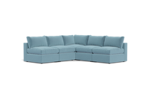 Load image into Gallery viewer, Ciello XL - Sectional - Aqua - Regular Backrest