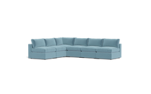 Load image into Gallery viewer, Ciello XL - Sectional - Aqua - Regular Backrest