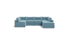 Load image into Gallery viewer, Ciello XL - Sectional - Aqua - Regular Backrest