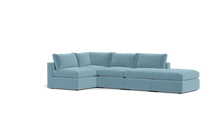 Load image into Gallery viewer, Ciello XL - Sectional - Aqua - Regular Backrest