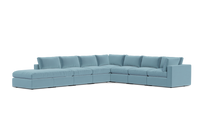 Load image into Gallery viewer, Ciello XL - Sectional - Aqua - Regular Backrest